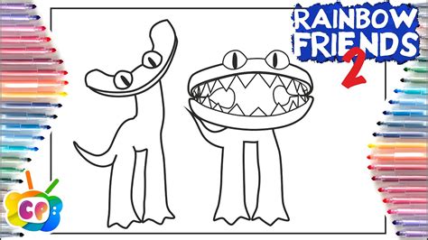 Rainbow Friends Chapter 2 Cyan Coloring Page Rainbow Friends Cyan