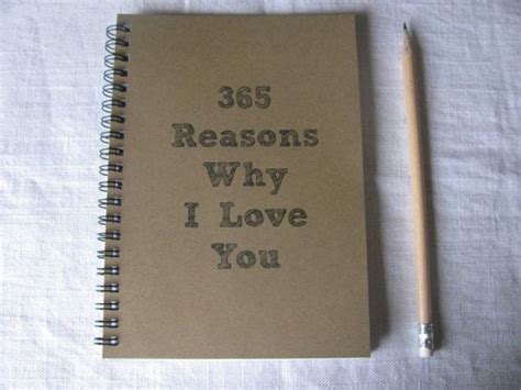 365 Reasons Why I Love You 5 X 7 Journal Etsy Reasons Why I Love