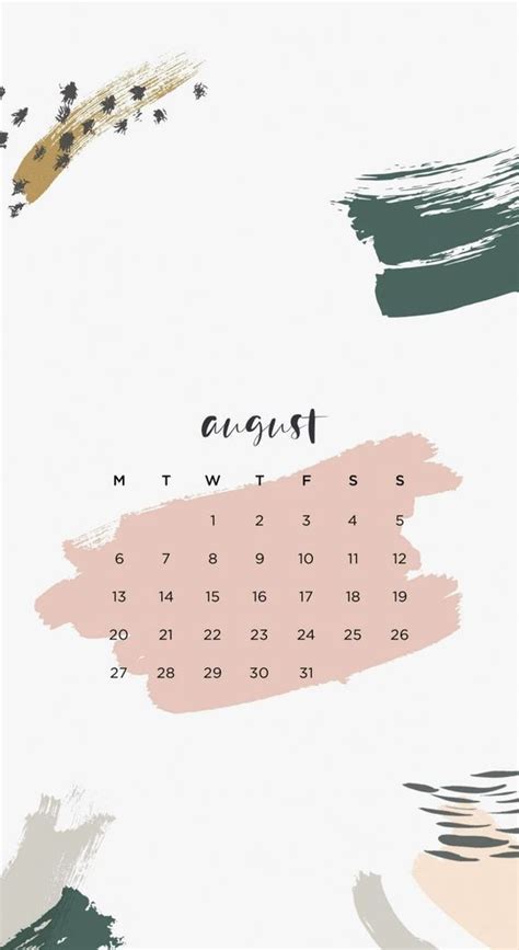 August 2020 Calendar Wallpaper Iphone Aesthetic Drawing In 2020