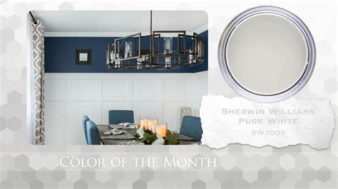 Color Of The Month Sherwin Williams Pure White Innovatus Design