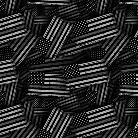 Thin Silver Line Flag Pattern