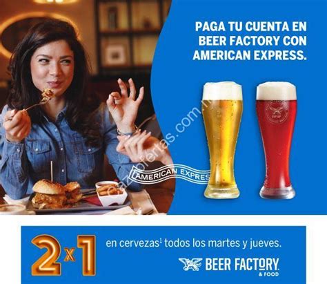 American express is a global service company, providing customers with exceptional access to charge and credit cards, insights and experiences that. Promoción Beer Factory American Express: 2×1 en cervezas ...
