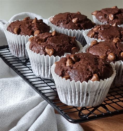 Double Chocolate Chip Muffins Sugar Spice More