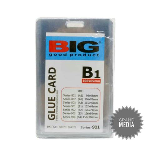 jual glue card id card mika name tag mika big b1 102mm x 65mm 1pack 20pcs di lapak grand