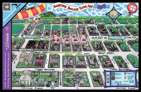 Maps Explore Downtown Boulder Co