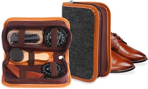 Shoe Shine Kit For Men Shoe Polishing Kit Shoe Care Kit Black