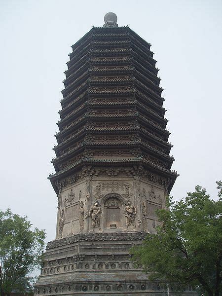 La Pagode Du Temple De Tianning Haute De 578 M Construite Durant La