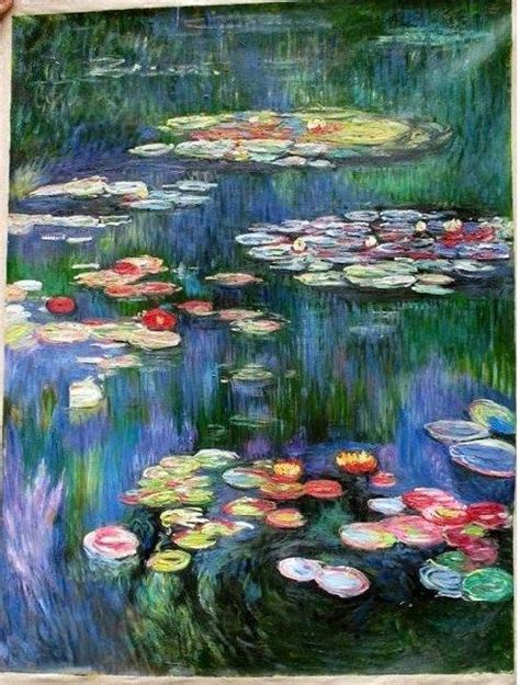 Reproduction Painting Monet Water Lillys Lake Of Giverny Monet