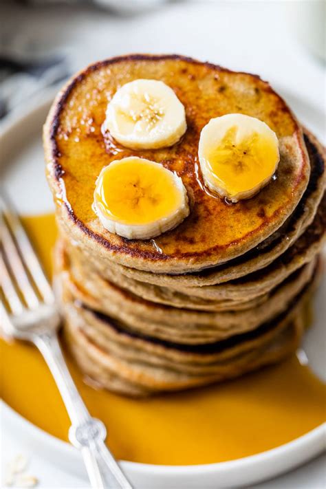 Banana Oatmeal Pancakes Blender Recipe Yourhealthyday