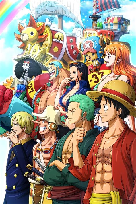 Straw Hats One Piece Poster Print By Onepiecetreasure Displate