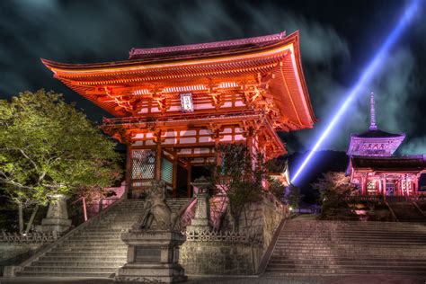 Visit Kiyomizu Dera Temple At Night Hdr Photo Japan Travel Mate