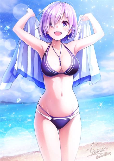 Takano Tomohiro Fategrand Order Mash Kyrielight Bikini Cleavage Swimsuits 636596 Yandere