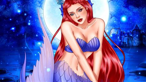 Your children can decorate this selection however they wish. ART COLORING | STUNNING MERMAID - YouTube