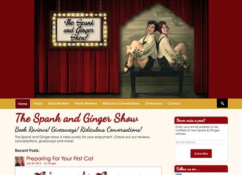 The Spank Ginger Show Moss Web Works Expert Wordpress Web Development