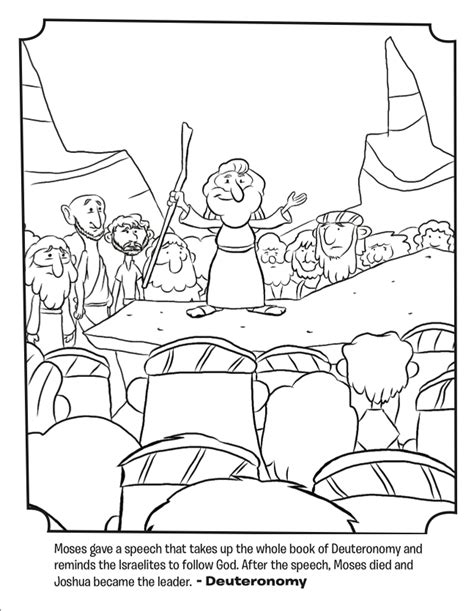 First, what promises did god make to abraham? Joshua And The Promised Land Coloring Page - Coloring Home
