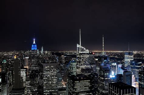 Popular Download New York City Skyline At Night Wallpaper