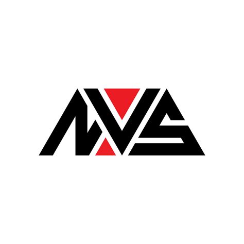 Diseño De Logotipo De Letra Triangular Nvs Con Forma De Triángulo