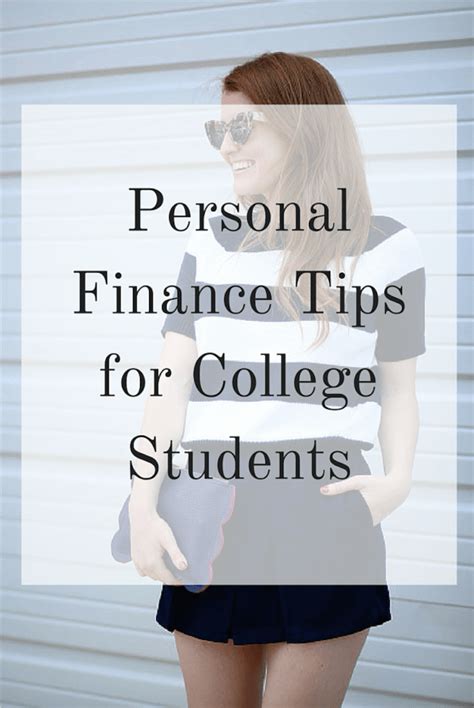 Personal Finance Advice For College Students And Recent Graduates