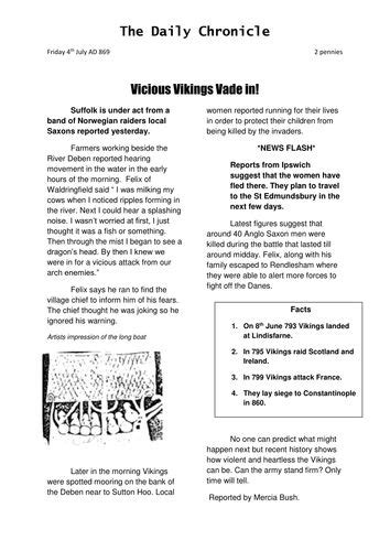 Writing educationnewspaper article innewspaper article. Created this newspaper report to demonstrate the features of a newspaper to my KS2 class in the ...