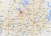 Grapevine Texas Map