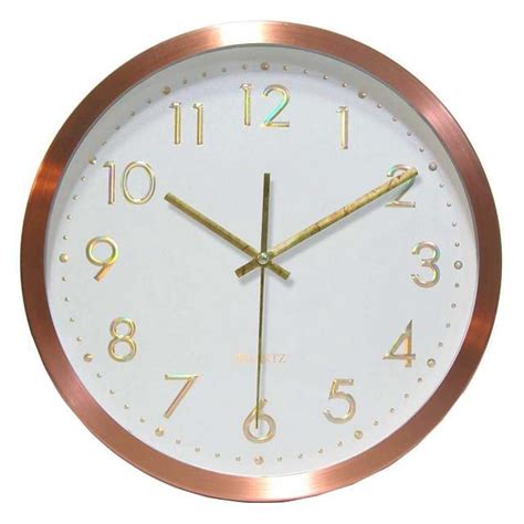 Copper Kitchen Clock Wall Clock Clock Metal Wall Clock