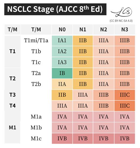 Nsclc Ajcc Tmn Staging 8th Ed 非小細胞肺癌分期第八版