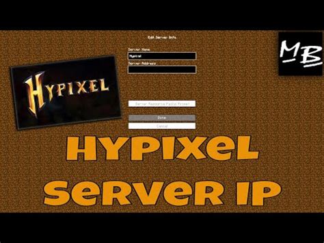 · hypixel server about us starting out as a youtube channel making minecraft adventure maps, hypixel is now one of the largest and highest quality minecraft server networks in the world, featuring original games such as the walls Minecraft Hypixel Server IP Address - YouTube