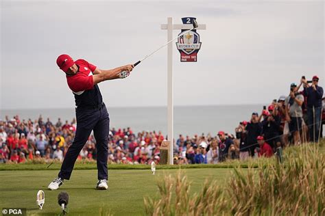 Dustin Johnson In Dominant Form As Usa Win Ryder Cup But Europes Matt