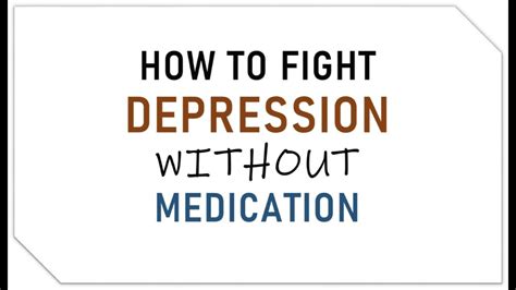 how to fight depression without medication how to deal with severe postpartum depression youtube