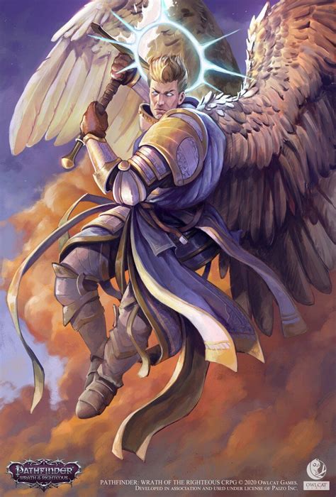 Artstation Pathfinder Wrath Of The Righteous Mythic Angel Mark