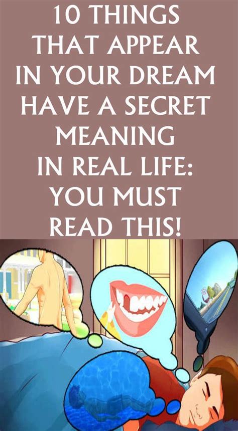 10 Things That Appear In Your Dream Have A Secret Meaning In Real Life