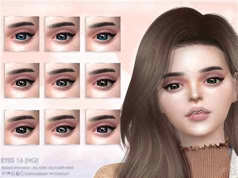 The Sims Resource Eyes 16 Hq