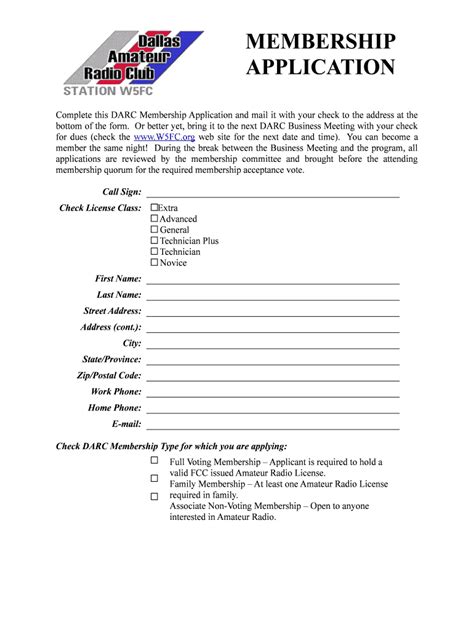 dallas amateur radio club form fill out and sign printable pdf template signnow
