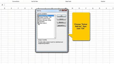 Sie suchen den besten sale? How to locate Excel Solver under Excel 2013 - YouTube