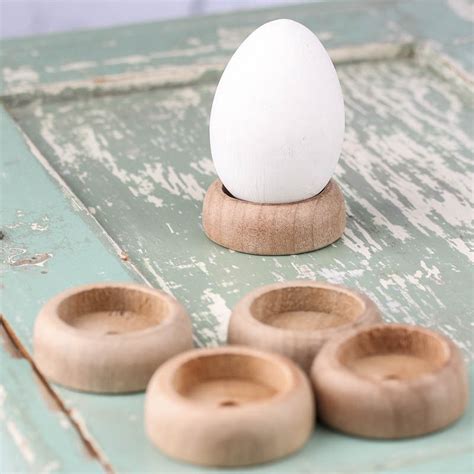 Unfinished Wood Egg Stands Wooden Eggs And Fruit Wood Crafts