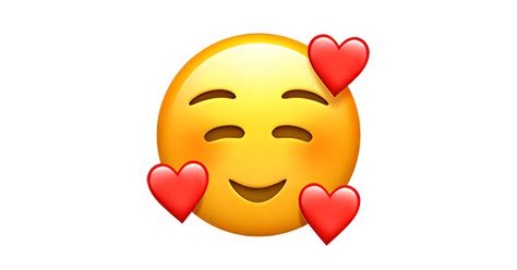 🥰 Cara Sorridente Com Corações Emoji — Significado Copiar E Colar