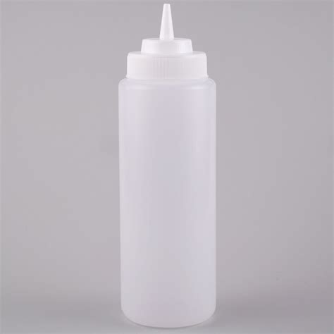Kh Plastic Squeeze Bottle Clear Yamzar Hospitality Kitchen Supplies