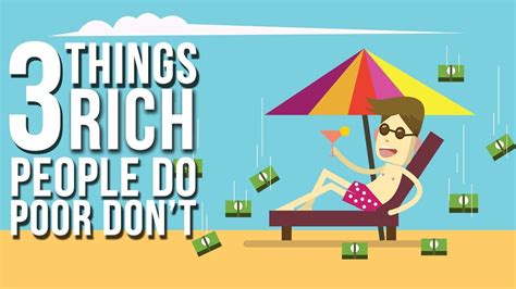 3 Things Poor People Do That The Rich Don T Youtube