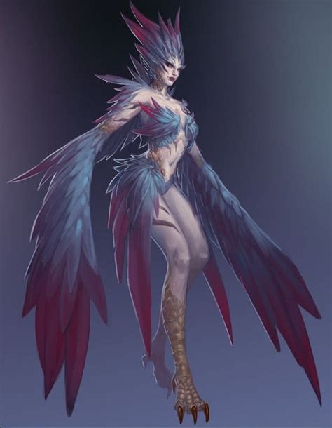 Harpy Greek And Roman Mythology A Female Monster In Form Of A Bird