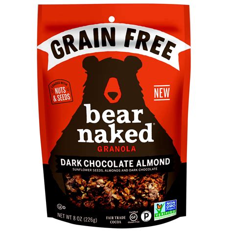Bear Naked Granola Dark Chocolate Almond 8 Oz Walmart Com