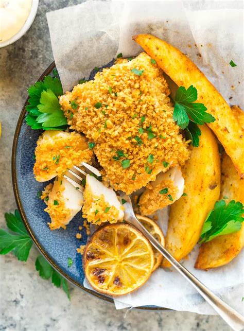 Baked Fish And Chips Recipe Well Plated By Erin
