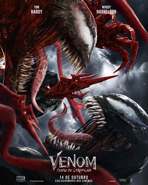 Atoupeira Venom Tempo De Carnificina Ganha Novo Pôster Nacional