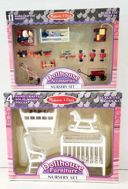 Melissa And Doug Dollhouse Furniture And Accessories Nursery Room 15