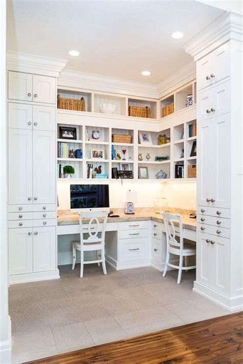 38 Popular Home Office Cabinet Design Ideas For Easy Organization