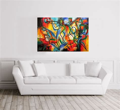 Extra Large Custom Made Wall Art Canvas Prints Abstract Stretched