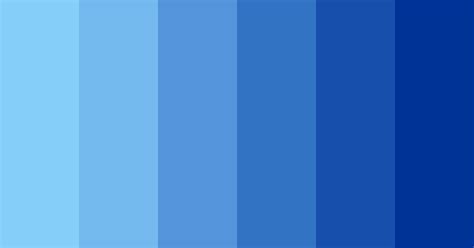 Light Blue To Dark Blue Color Scheme Blue