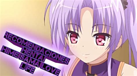 Recomendaciones Hentai Hime Sama Love Life Youtube