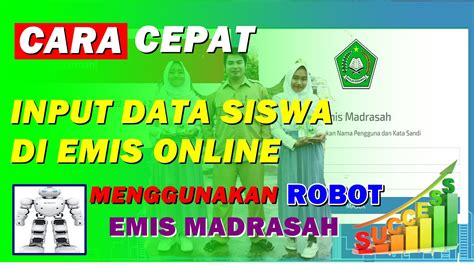 Permohonan ke tingkatan satu (1) sekolah seni malaysia. Cara Cepat Input Data Siswa Di Emis Online - YouTube