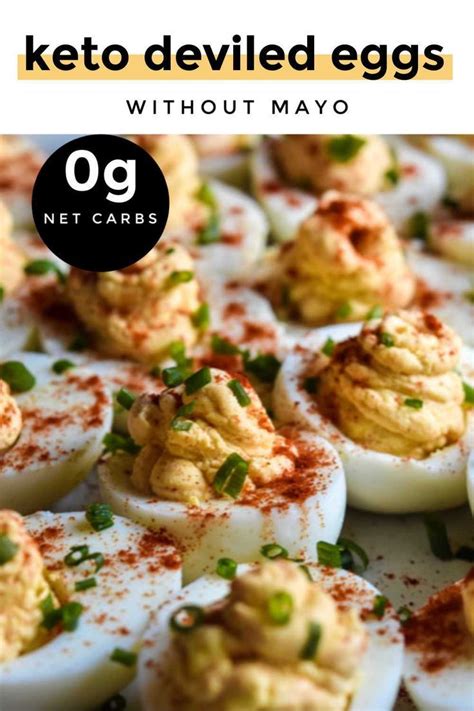 However, that doesn't mean you can't enjoy your favorite typically. Deviled Eggs Without Mayo | Recipe | Food recipes, Low ...