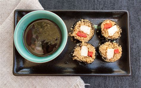 Tofu Sushi Rolls With Quinoa Create Mindfully